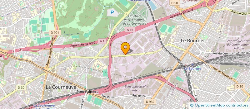 localisation de l'entreprise JOURA MULTI SERVICES à LA COURNEUVE