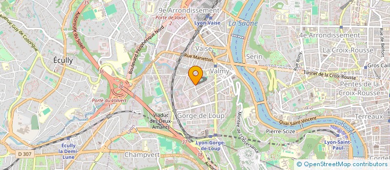 localisation de l'entreprise JOURDA ET PERRAUDIN à LYON