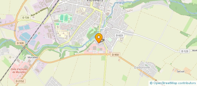 localisation de l'entreprise JOURDAIN à ESCRENNES