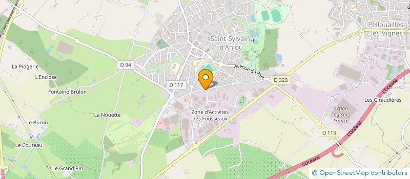 localisation de l'entreprise JOURDAIN 7  VERRIERES-EN-ANJOU