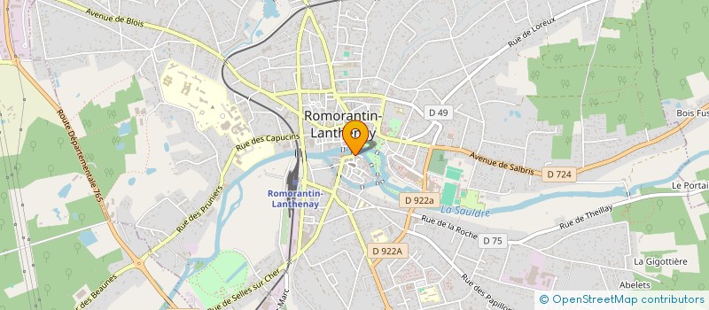 localisation de l'entreprise JOURDAIN  BLOIS