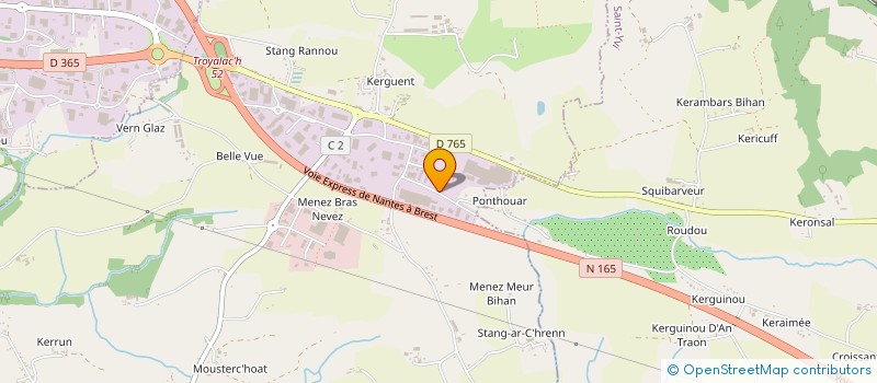 localisation de l'entreprise JOURDAIN.C FINANCE à SAINT-EVARZEC