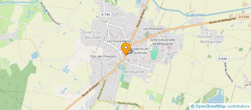 localisation de l'entreprise JOURDAIN ET FILS à BELLEGARDE