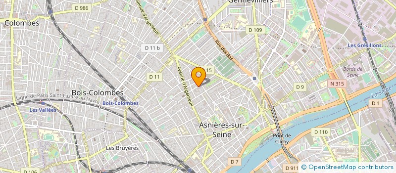 localisation de l'entreprise JOURDAIN NETTOYAGE SERVICES à ASNIERES-SUR-SEINE