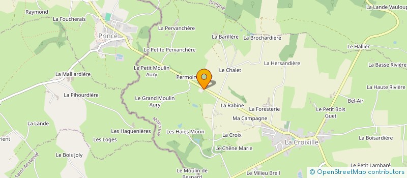 localisation de l'entreprise JOURDAN à LA CROIXILLE