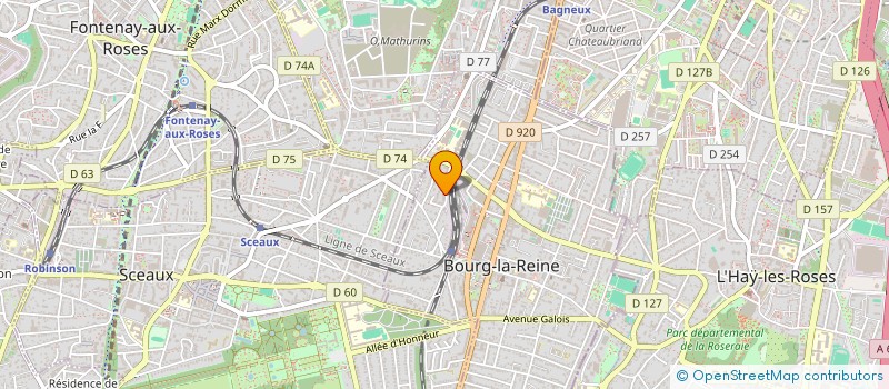 localisation de l'entreprise JOURDAN CHOULAK SAS à BOURG-LA-REINE