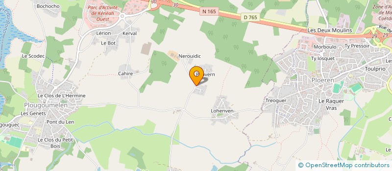 localisation de l'entreprise JOURDAN DIAGNOSTICS IMMOBILIERS  PLOUGOUMELEN