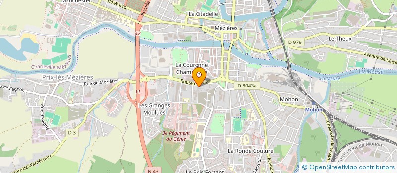 localisation de l'entreprise JOURDAN FERMETURES  VILLERS-SEMEUSE