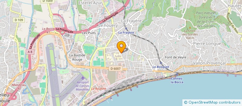 localisation de l'entreprise JOURDAN HOLDING à CANNES