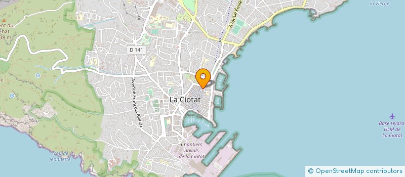 localisation de l'entreprise JOURDAN LUNETIERS à LA CIOTAT