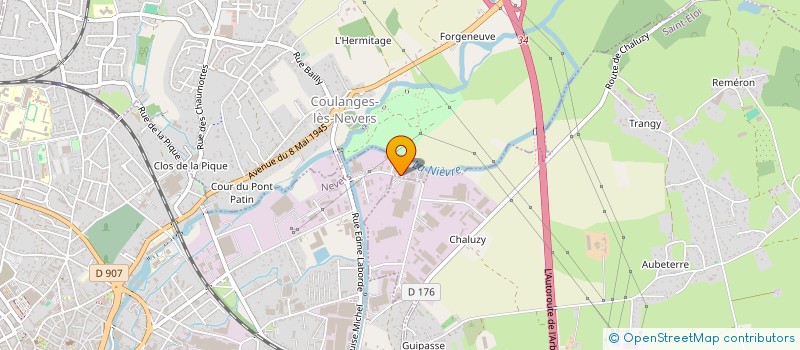 localisation de l'entreprise JOURDANEAU TRAITEMENT DE SURFACE à NEVERS