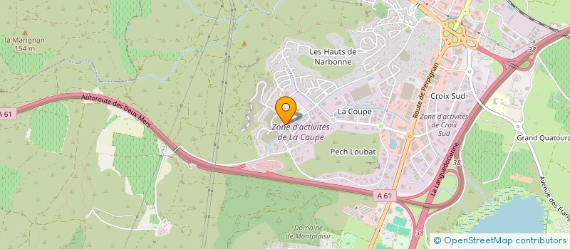 localisation de l'entreprise JOURDANT LOC  NARBONNE