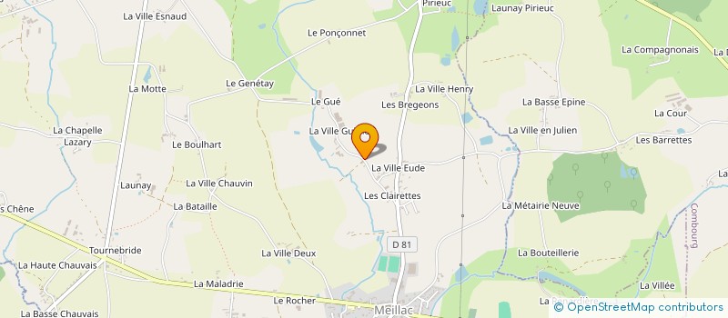 localisation de l'entreprise JOURDANT STEPHANE à MEILLAC