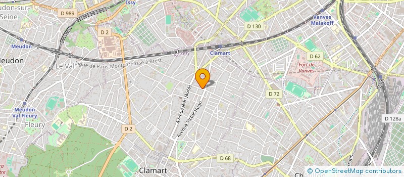 localisation de l'entreprise JOURDHIER FEJZO à CLAMART