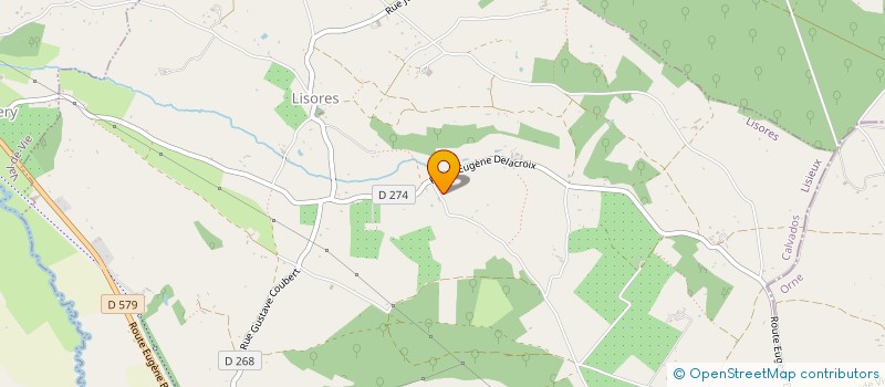 localisation de l'entreprise JOURDREN & CLAMY  LISORES