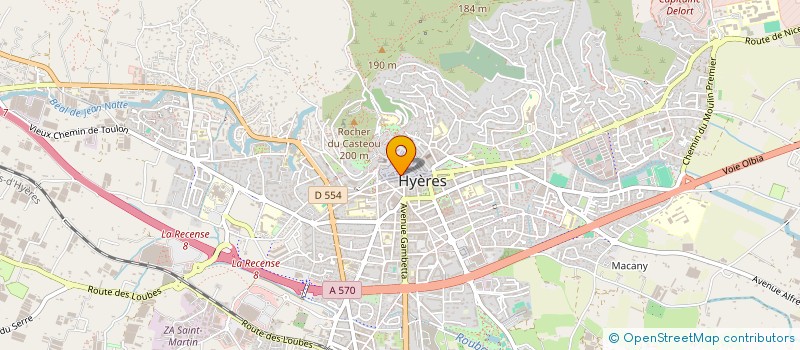 localisation de l'entreprise JOURDREN RAYBAUD à HYERES