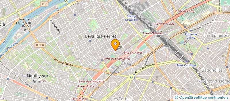 localisation de l'entreprise JOUREAU DIOP à LEVALLOIS PERRET