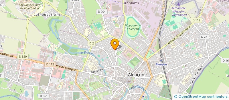 localisation de l'entreprise JOURLIX à ALENCON