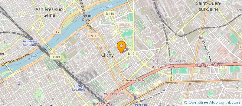 localisation de l'entreprise JOURNAL DE CLICHY-LEVALLOIS à CLICHY