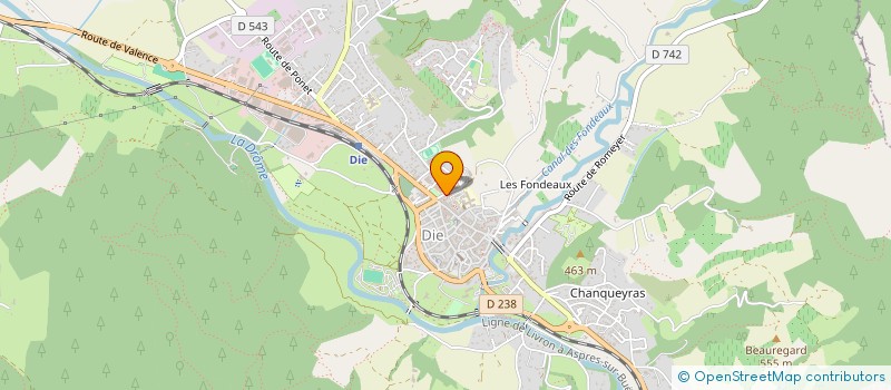 localisation de l'entreprise JOURNAL DU DIOIS ET DE LA DROME à DIE