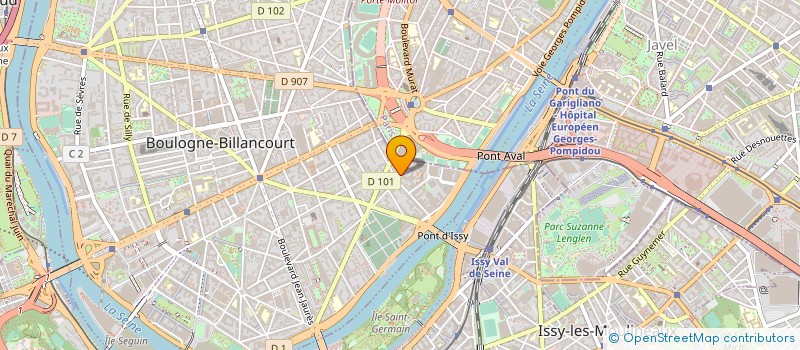 localisation de l'entreprise JOURNAL DU GOLF à BOULOGNE-BILLANCOURT