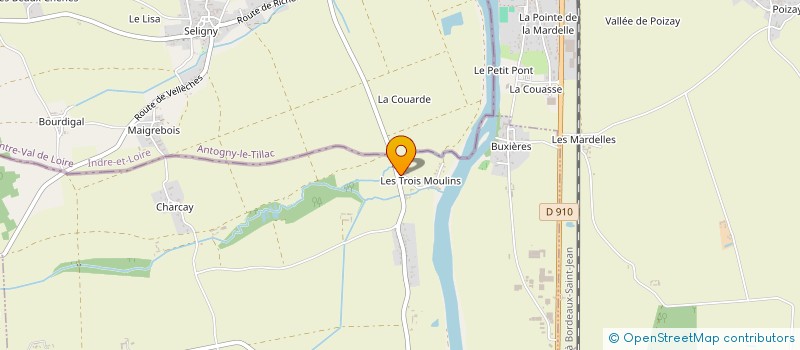 localisation de l'entreprise JOURNAUD-JORRET à DANGE-SAINT-ROMAIN