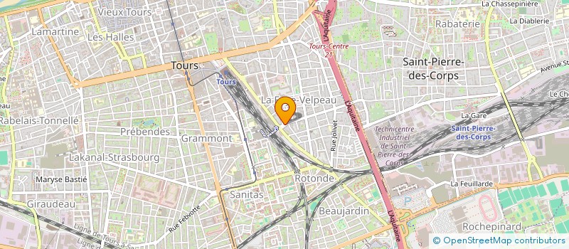 localisation de l'entreprise JOURNAUX POPEYE SARL  TOURS