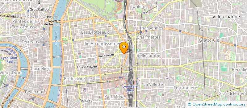 localisation de l'entreprise JOURNE VAUBAN  LYON