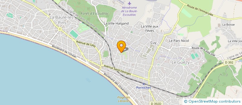 localisation de l'entreprise JOURNEE BELLE EPOQUE à LA BAULE-ESCOUBLAC