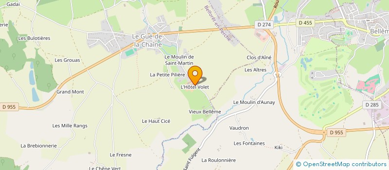 localisation de l'entreprise JOURNEES CULTURELLES ROGER MARTIN GARD à BELLEME