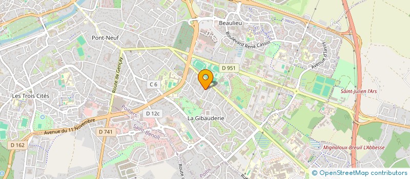 localisation de l'entreprise JOURNEES D ETE DE L ANEMF DE POITIERS à POITIERS