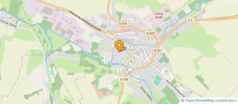 localisation de l'entreprise JOURNEES DOULLENNAISES JARDINS AGREMENT  DOULLENS