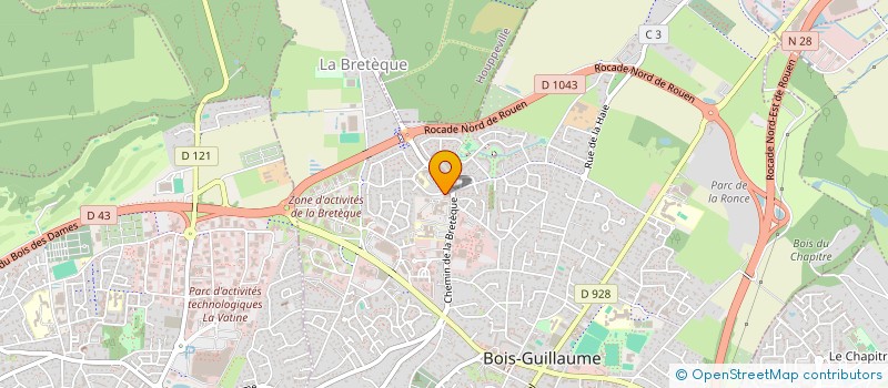 localisation de l'entreprise JOURNEES EN NORMANDIE à BOIS-GUILLAUME