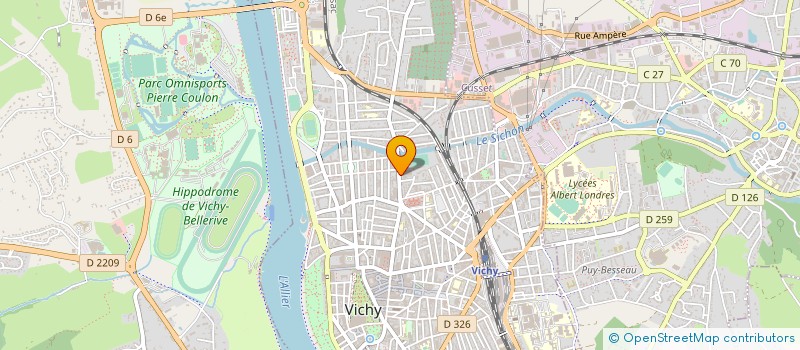 localisation de l'entreprise JOURNEES EQUESTRES DE L'AGGLOMERATION VICHYSSOISE à VICHY