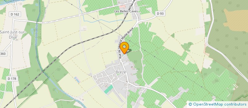 localisation de l'entreprise JOURNEES NATIONALES DU LIVRE ET DU VIN  SAUMUR