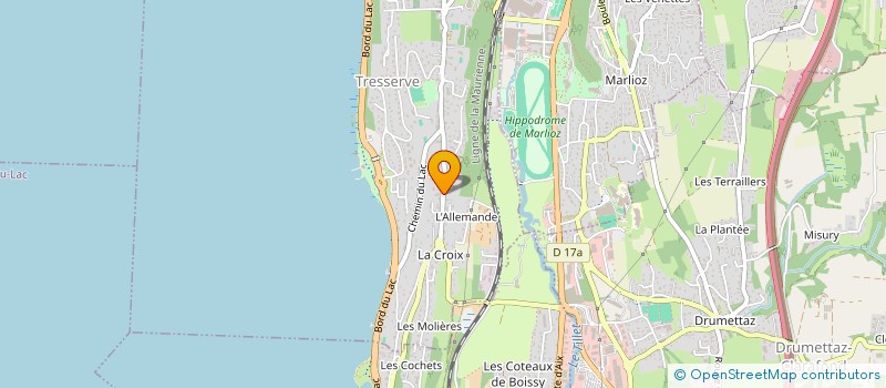 localisation de l'entreprise JOURNET PARTICIPATIONS  TRESSERVE