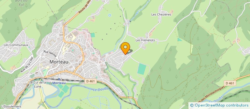 localisation de l'entreprise JOURNOT BCE  LES FINS