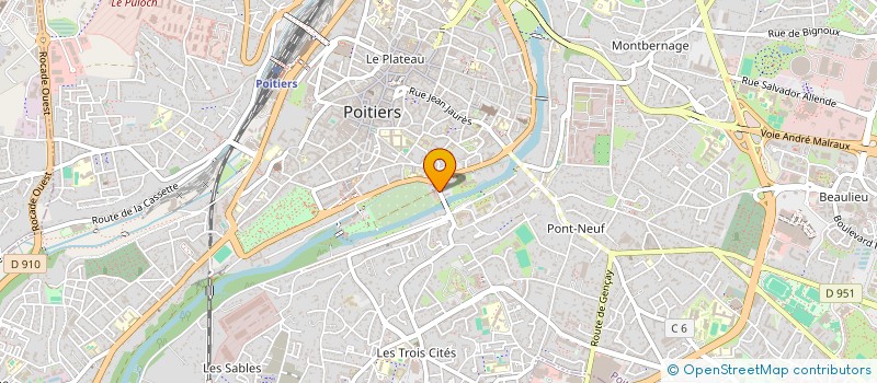 localisation de l'entreprise JOURS DE FETE DE PASTEUR A LA MILETRIE à POITIERS