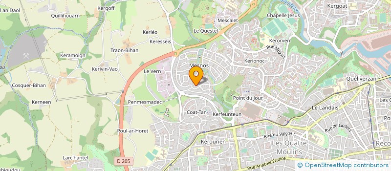 localisation de l'entreprise JOURT PERE ET FILS à BREST