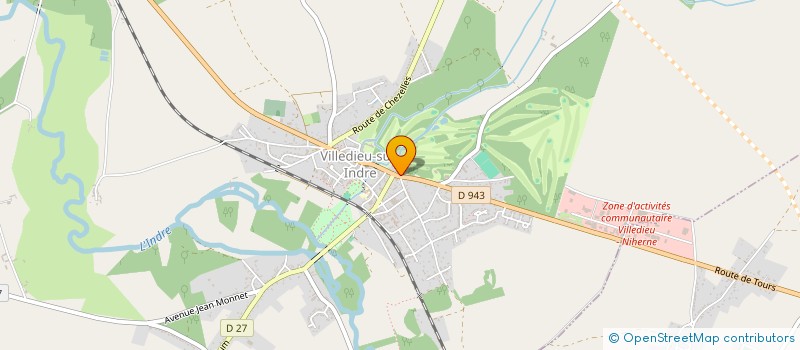 localisation de l'entreprise JOUSSE PAIN à VILLEDIEU-SUR-INDRE