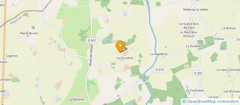 localisation de l'entreprise JOUSSERIE  AMBRIERES-LES-VALLEES