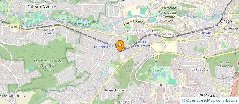 localisation de l'entreprise JOUSSET VOUILLON SEDILLOT à BURES-SUR-YVETTE