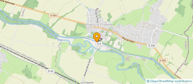 localisation de l'entreprise JOUSSOT SAS  FLOGNY-LA-CHAPELLE