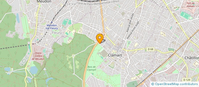 localisation de l'entreprise JOUSUA à CLAMART