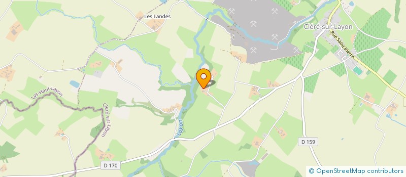 localisation de l'entreprise JOUTEAU à LYS-HAUT-LAYON
