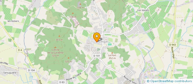 localisation de l'entreprise JOUVAL ARCHITECTURE  GARGAS