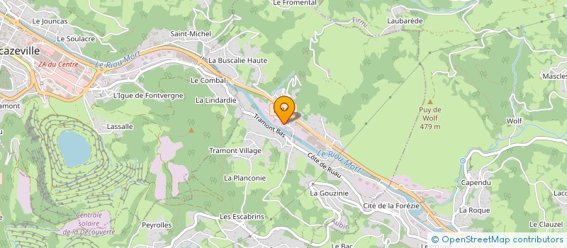 localisation de l'entreprise JOUVAL HYDRO à AUBIN