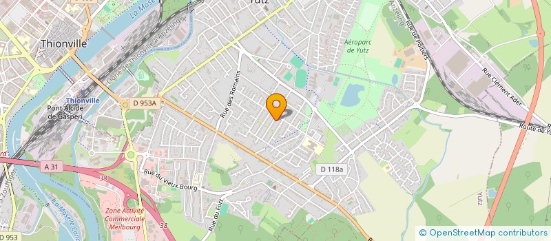 localisation de l'entreprise JOUVE CARRELAGES  YUTZ