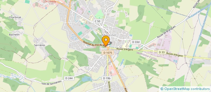 localisation de l'entreprise JOUVE ESPACE VERANDAS  MORESTEL