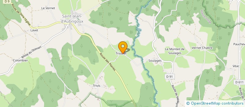 localisation de l'entreprise JOUVE PHOTOVOLT  SAINT-JEAN-D'AUBRIGOUX